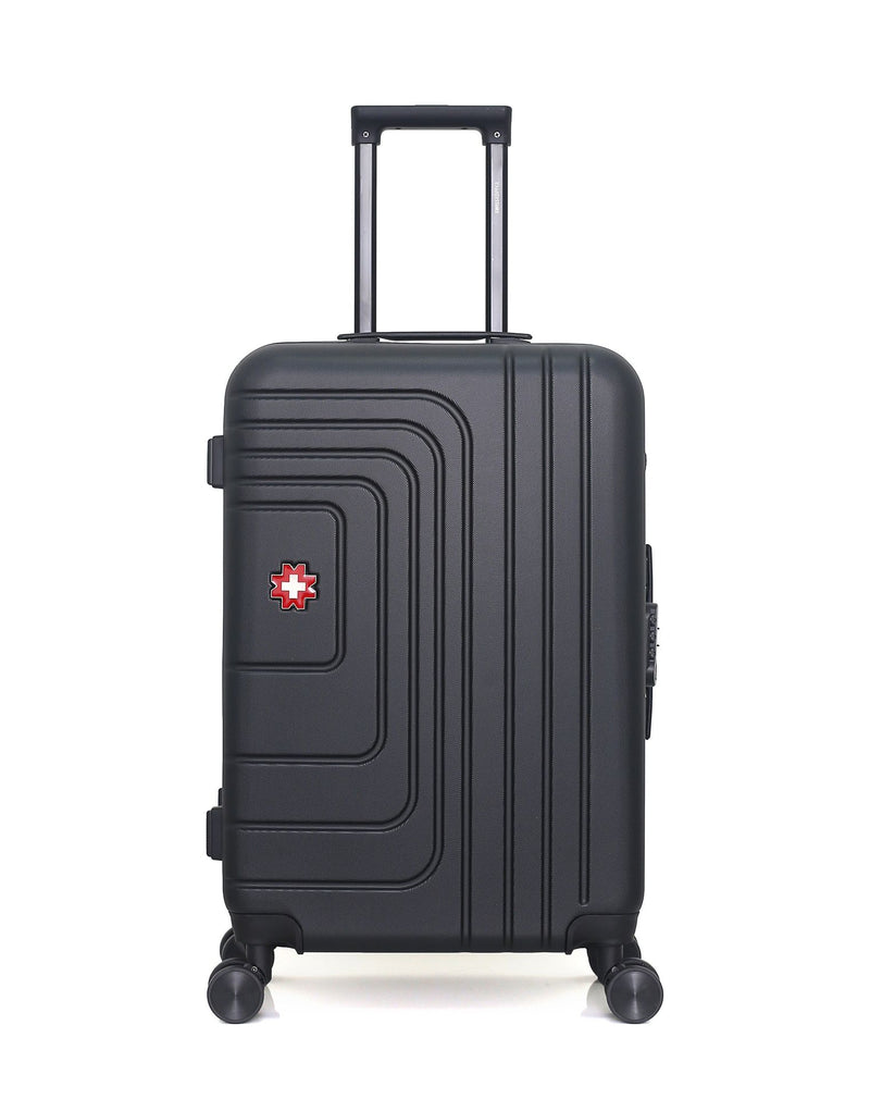 SWISS KOPPER – 3er-Pack – Mittelgroßer Koffer, Handgepäck XXS und Kosmetikkoffer RUTI