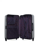 LPB LUGGAGE HAMBOURG - 4-teiliges Gepäckset aus ABS (großes Format, mittleres Format, Handgepäck S und Beautycase)