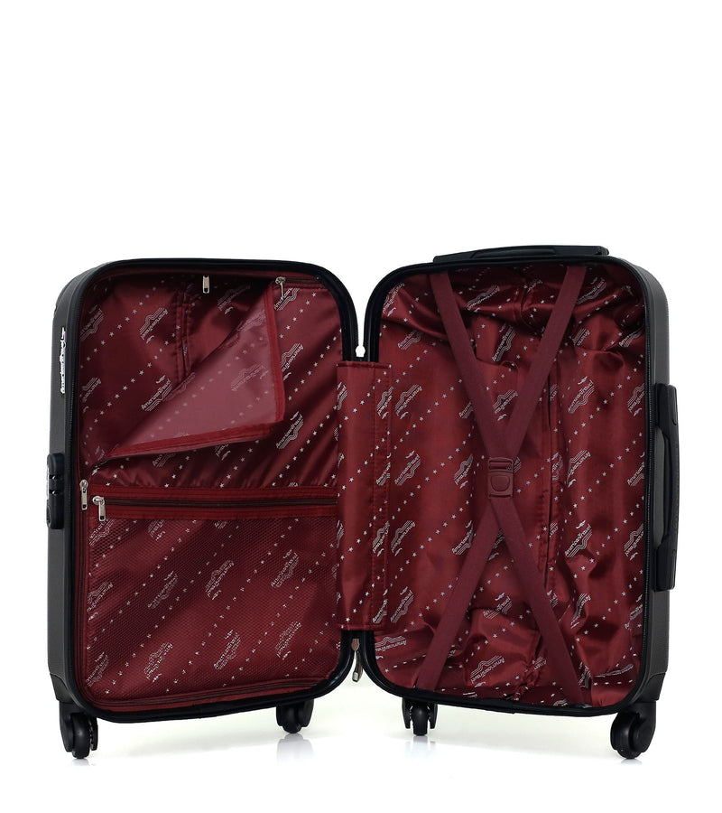 AMERICAN TRAVEL - LOT DE 2 - Valises cabine et cabine XXS BUDAPEST