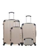 LPB LUGGAGE HAMBOURG - 4-teiliges Gepäckset aus ABS (großes Format, mittleres Format, Handgepäck S und Beautycase)