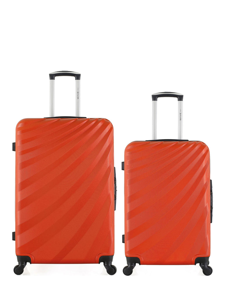 2er-Pack: Großer Koffer und mittelgroßer Koffer DANUBE