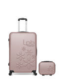 LPB LUGGAGE - 2er-Pack - Großer Koffer und Kosmetikkoffer ELEONOR