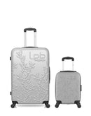 LPB LUGGAGE – 2er-Pack – Großer Koffer und Handgepäck XXS NAIS