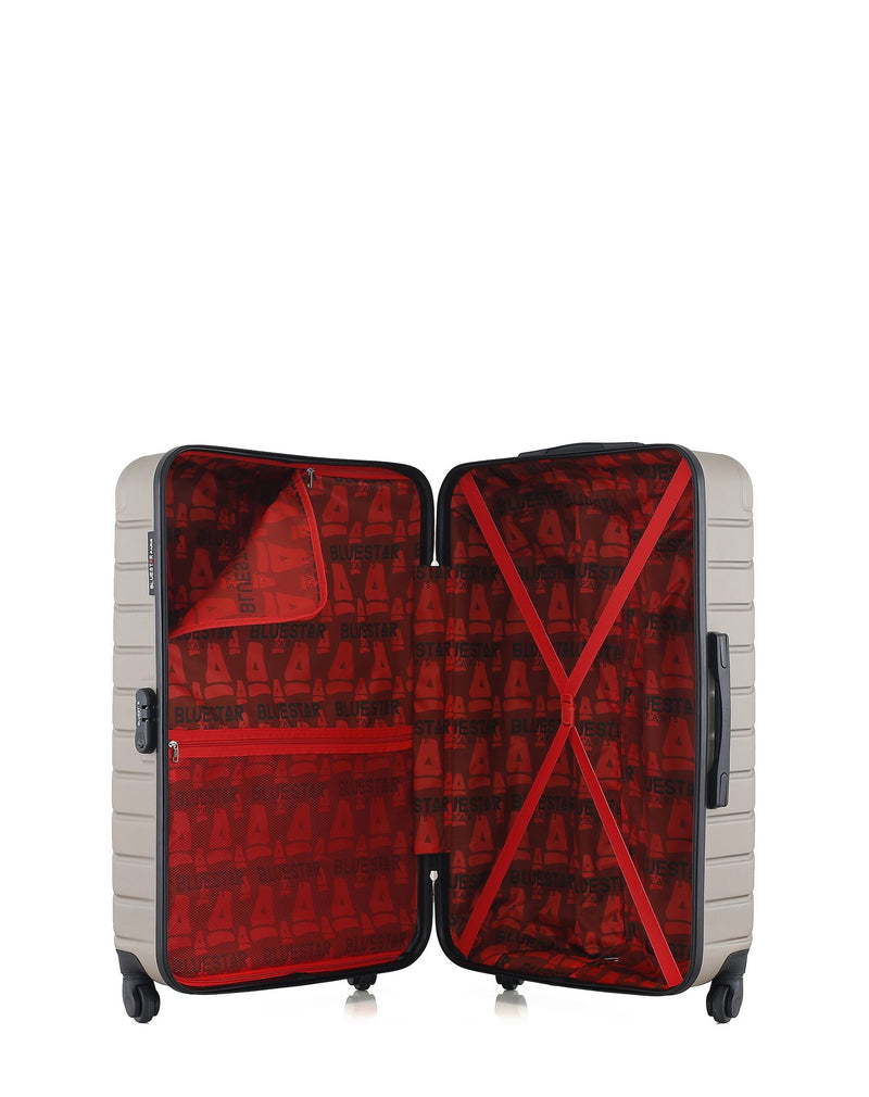 BLUESTAR - 3er-Pack – Großer Koffer, Handgepäck und Handgepäck XXS CITE