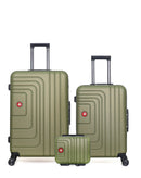 SWISS KOPPER – 3er-Pack – Großer Koffer, mittelgroßer Koffer und Kosmetikkoffer RUTI