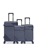 3er-Pack Hartschalenkoffer: Mittelgroßer Koffer, Handgepäck und Handgepäck XS WOHLEN