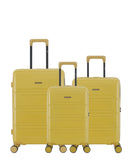 3er-Pack Hartschalenkoffer: Mittelgroßer Koffer, Handgepäck und Handgepäck XS LYNDA