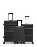 3er-Pack Hartschalenkoffer: Großer Koffer, mittelgroßer Koffer und Handgepäck LUGANO