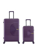 2er-Pack Hartschalenkoffer: Großer Koffer und Handgepäck XS CELIA