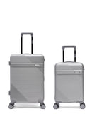 2er-Pack Hartschalenkoffer: Mittelgroßer Koffer und Handgepäck XS WOHLEN