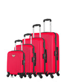 LPB LUGGAGE - 4er-Set: Hartschalenkoffer AGATA-M