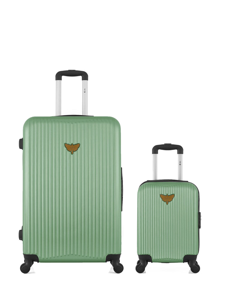 LPB LUGGAGE – 2er-Pack – Großer Koffer und Handgepäck XXS AGATA