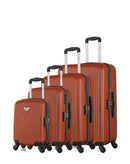 LPB LUGGAGE - 4er-Set: Hartschalenkoffer AGATA-M