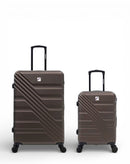 2er-Pack Hartschalenkoffer: Großer Koffer und Handgepäck REDWOOD