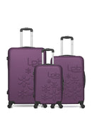 LPB LUGGAGE - 3er-Pack – Großer Koffer, mittelgroßer Koffer und Handgepäck ELEONOR