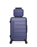 SWISS KOPPER - 2er-Pack: Mittelgroßer Koffer und Kosmetikkoffer AIGLE