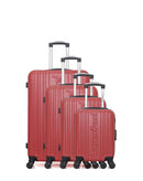 AMERICAN TRAVEL - 4er-Set: Hartschalenkoffer SPRINGFIELD-M