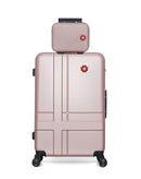 SWISS KOPPER – 2er-Pack: Großer Koffer und Kosmetikkoffer USTER