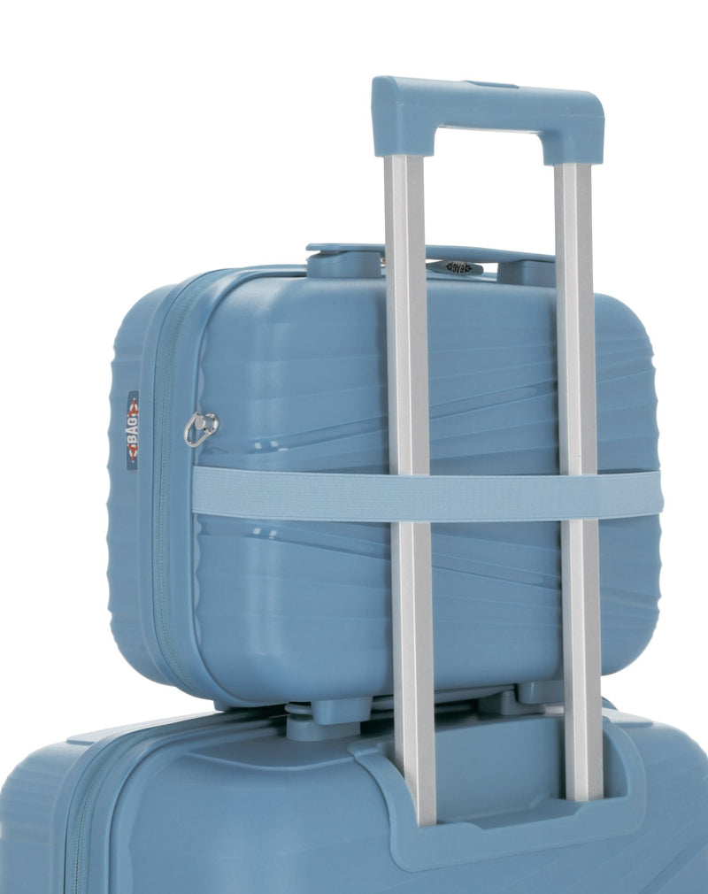 OBAGO – 2er-Pack – Handgepäck und großer Kosmetikkoffer VELA