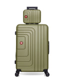 SWISS KOPPER - 2er-Pack: Großer Koffer und Kosmetikkoffer RUTI