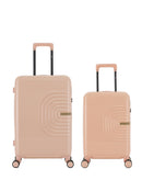 2er-Pack Hartschalenkoffer: Mittelgroßer Koffer und Handgepäck XS CELIA