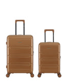 2er-Pack Hartschalenkoffer: Mittelgroßer Koffer und Handgepäck XS LYNDA