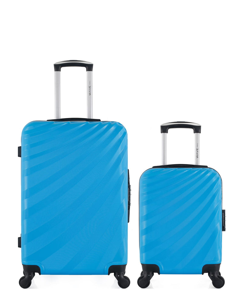 2er-Pack: Mittelgroßer Koffer und Handgepäck XXS DANUBE
