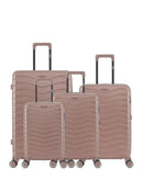 4er-Pack Hartschalenkoffer: Großer Koffer, mittelgroßer Koffer, Handgepäck und Handgepäck XS SEATTLE
