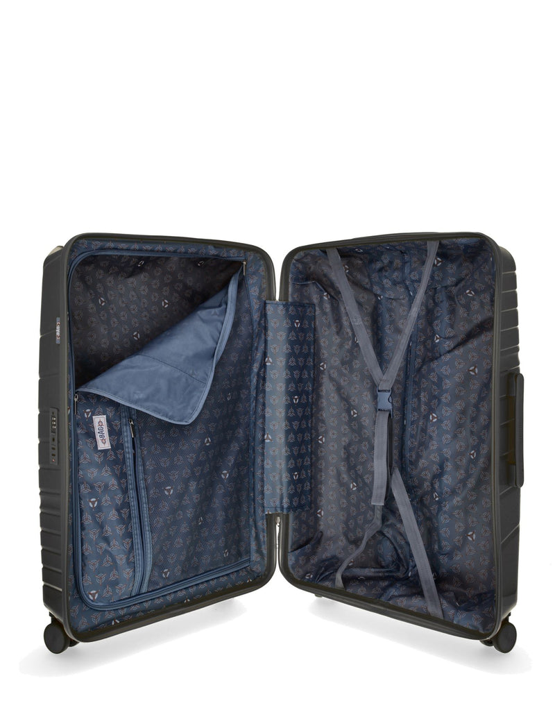 OBAGO – 3er-Pack – Großer Koffern, mittelgroßer Koffer und Handgepäck LYRA