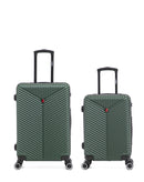 2er-Pack Hartschalenkoffer: Mittelgroßer Koffer und Handgepäck GAITE