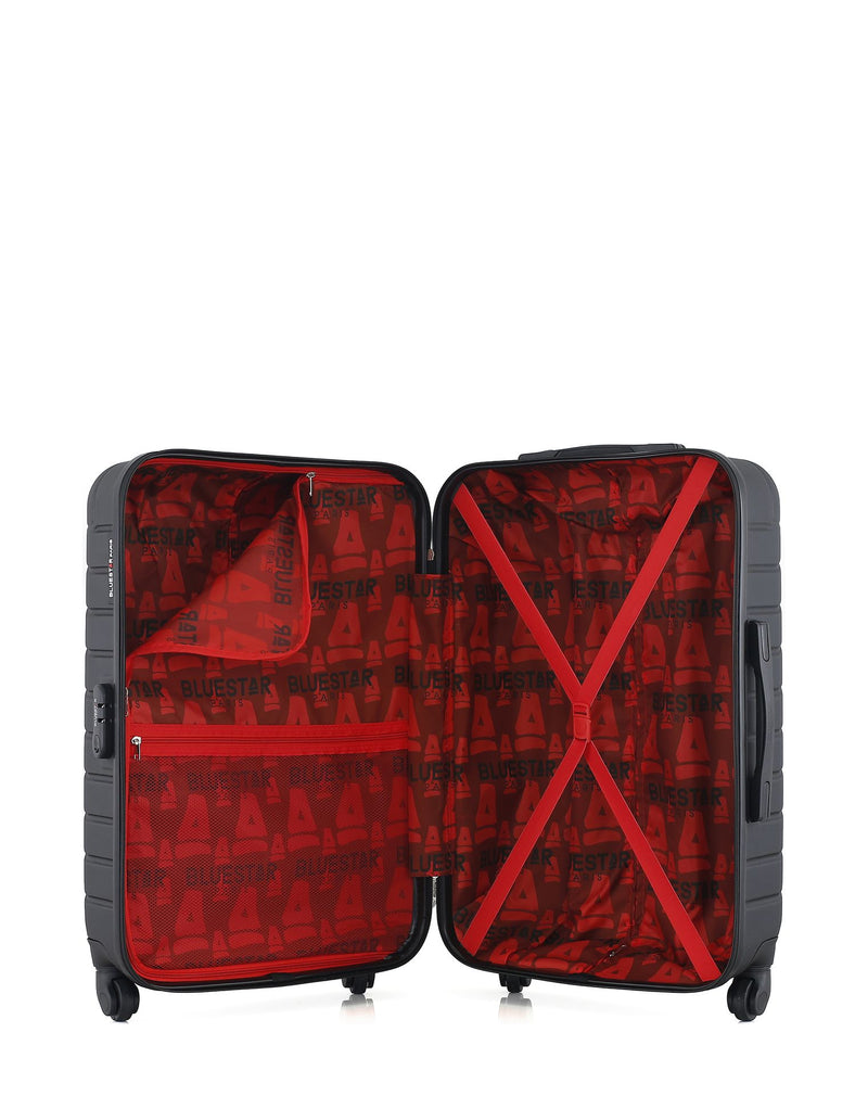 BLUESTAR - 3er-Pack – Mittelgroßer Koffer, Handgepäck und Handgepäck XXS CITE