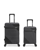 2er-Pack Hartschalenkoffer: Mittelgroßer Koffer und Handgepäck XS WOHLEN