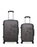 LPB LUGGAGE - 2er-Pack – Mittelgroßer Koffer und Handgepäck ELEONOR
