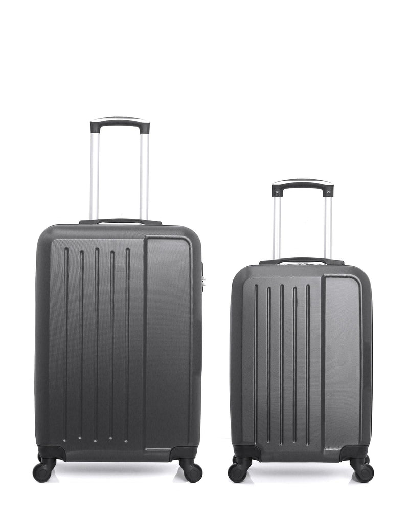 HERO – 2er-Pack – Mittelgroßer Koffer und Handgepäck VESUVIO