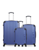 LPB LUGGAGE HAMBOURG - 3-teiliges Gepäckset aus ABS (großes Format, mittleres Format und Handgepäck S)