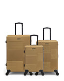 3er-Pack Hartschalenkoffer: Großer Koffer, mittelgroßer Koffer und Handgepäck LIVIA
