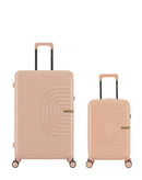 2er-Pack Hartschalenkoffer: Großer Koffer und Handgepäck XS CELIA