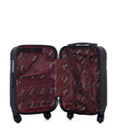 AMERICAN TRAVEL - 3er-Set - Großer Koffer CHELSEA, mittelgroßer Koffer QUEENS und Handgepäck XXS MEMPHIS