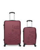 LPB LUGGAGE - 2er-Pack – Großer Koffer und Handgepäck ELEONOR