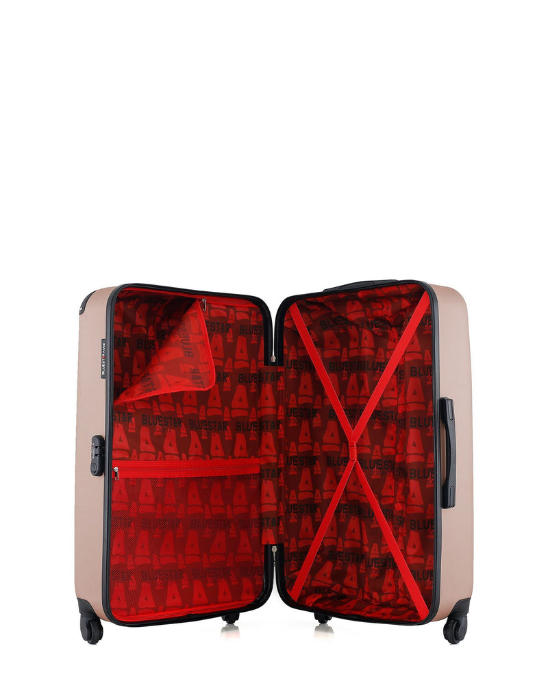 BLUESTAR – 3er-Pack – Großer Koffer, mittelgroßer Koffer und Handgepäck XXS OPERA