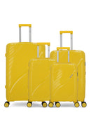 OBAGO – 4er-Pack – Großer Koffer, mittelgroßer Koffer, Handgepäck und Handgepäck XS LYRA