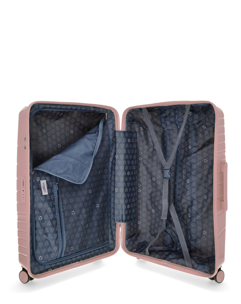 OBAGO – 4er-Pack – Großer Koffer, mittelgroßer Koffer, Handgepäck und Handgepäck XS LYRA