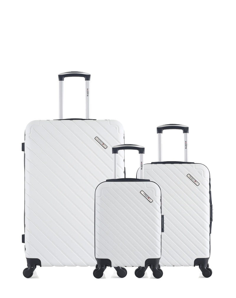 BLUESTAR - 3er-Pack – Großer Koffer, Handgepäck und Handgepäck XXS CITE