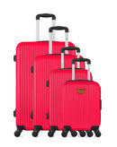 LPB LUGGAGE - 4er-Set: Hartschalenkoffer AGATA-M