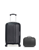 HERO – 2er-Pack – Handgepäck und Kosmetikkoffer VESUVIO