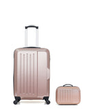 HERO – 2er-Pack – Mittelgroßer Koffer und Kosmetikkoffer VESUVIO