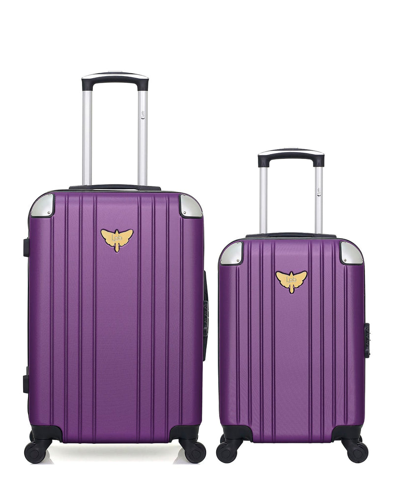 LPB LUGGAGE - 2er-Pack: Mittelgroßer Koffer und Handgepäck XS AMELIE