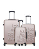 LPB LUGGAGE - 3er-Pack – Großer Koffer, mittelgroßer Koffer und Handgepäck ELEONOR