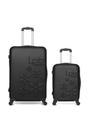 LPB LUGGAGE - 2er-Pack – Großer Koffer und Handgepäck ELEONOR
