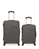 LPB LUGGAGE - 2er-Pack – Mittelgroßer Koffer und Handgepäck ELEONOR